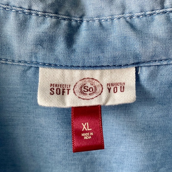 Soft jean top - Picture 3 of 3